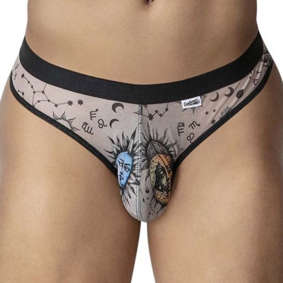 CandyMan Sun Moon Thong - Nude