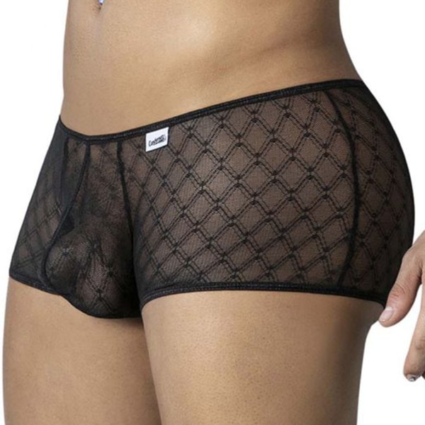 Boxer Résille Géométrique Noir CandyMan