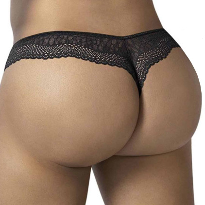 String Dentelle Léopard