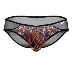 Slip Résille Léopard