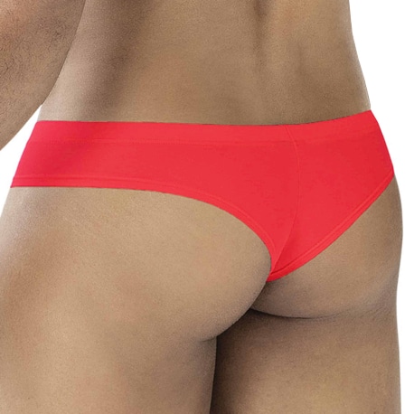 CUT4MEN SP4NDEX GLOW Cheeky Briefs - Red