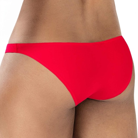 CUT4MEN SP4NDEX GLOW Bikini Bulge Briefs - Red