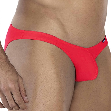 CUT4MEN SP4NDEX GLOW Bikini Bulge Briefs - Red