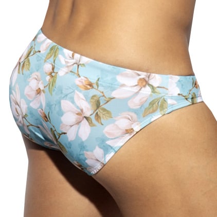 ES Collection Jasmine Bikini Swim Briefs - Sky Blue