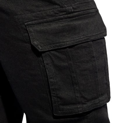 Pantalon Cargo Jeans Noir ES Collection