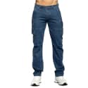 Pantalon Cargo Jeans Bleu Marine ES Collection