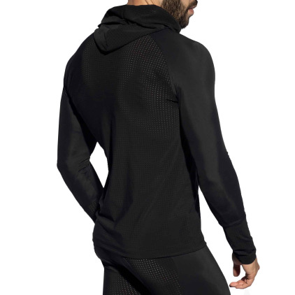Sweat-Shirt à Capuche Vertex Noir ES Collection