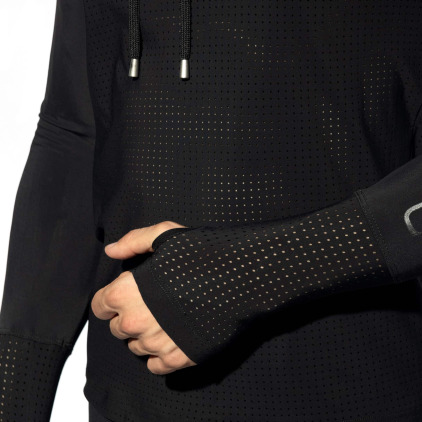 Sweat-Shirt à Capuche Vertex Noir ES Collection