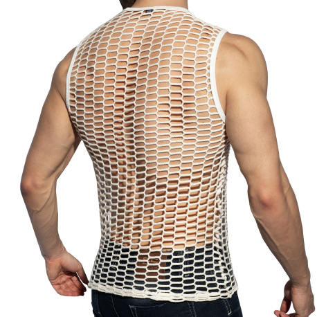 ES Collection Fishing Line Tank Top - Ivory