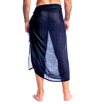 Paréo Calypso Bleu Marine L'Homme Invisible