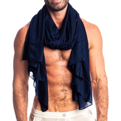Paréo Calypso Bleu Marine L'Homme Invisible
