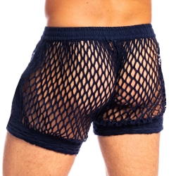 Short Zephiro Bleu Marine L'Homme Invisible
