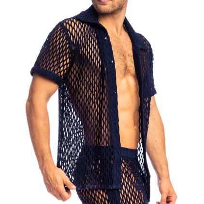 Chemisette Zephiro Bleu Marine L'Homme Invisible