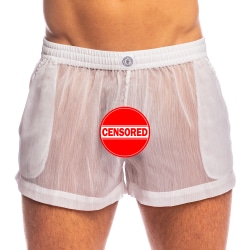 Short Flowy Chantilly Blanc L'Homme Invisible