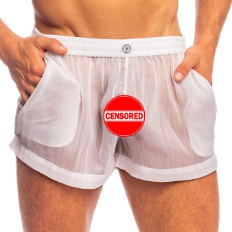 Short Flowy Chantilly Blanc L'Homme Invisible