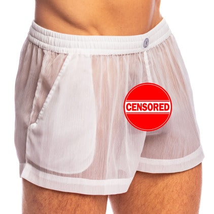 Short Flowy Chantilly Blanc L'Homme Invisible