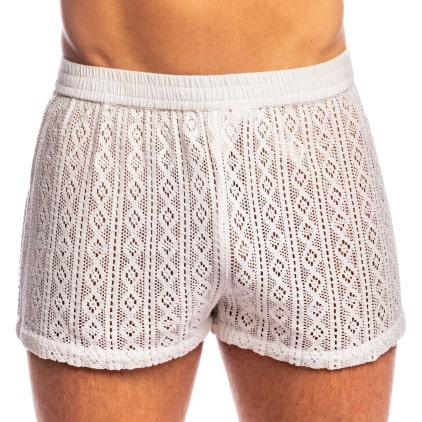 Short Nireo Blanc L'Homme Invisible
