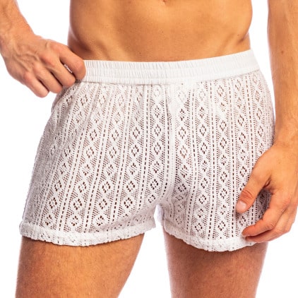 Short Nireo Blanc L'Homme Invisible
