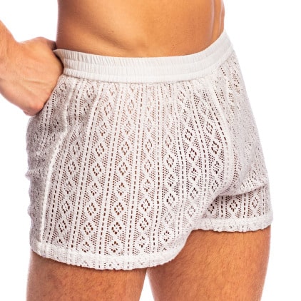 Short Nireo Blanc L'Homme Invisible