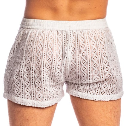 Short Nireo Blanc L'Homme Invisible
