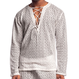 Chemise Tunique Nireo Blanche L'Homme Invisible