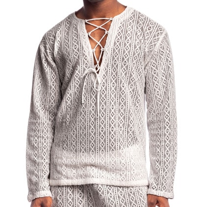 Chemise Tunique Nireo Blanche L'Homme Invisible