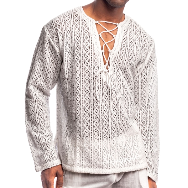 Chemise Tunique Nireo Blanche L'Homme Invisible