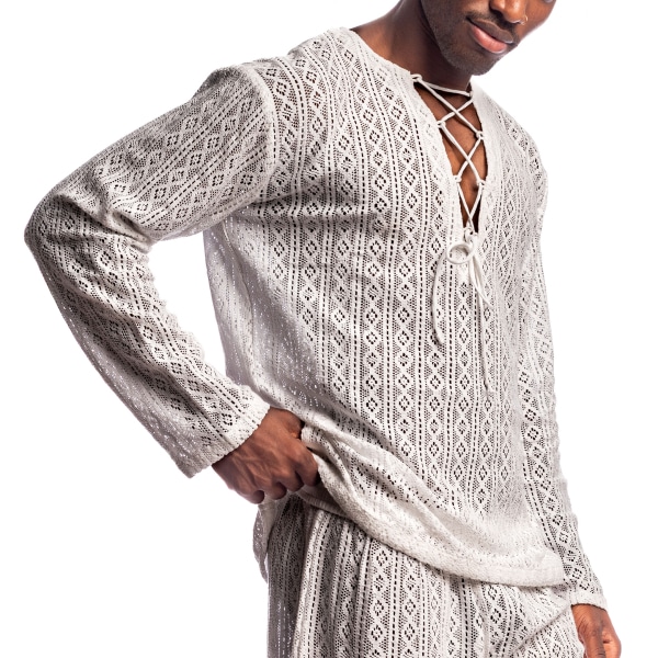 Chemise Tunique Nireo Blanche L'Homme Invisible
