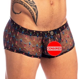 Shorty Push-Up Revival Noir L'Homme Invisible