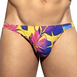 ES Collection Bold Flowers Bikini Briefs - Yellow