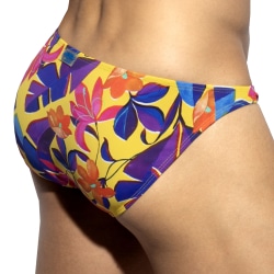 Slip Bikini Bold Flowers Jaune ES Collection