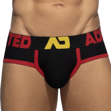 Addicted Pique Microfiber Briefs - Black