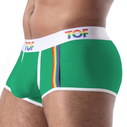 Boxer Court Pride Joyful Vert TOF Paris