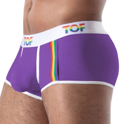 Boxer Court Pride Joyful Violet TOF Paris