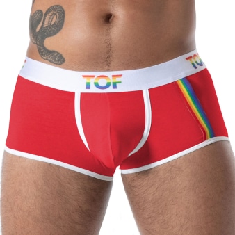 Boxer Court Pride Joyful Rouge TOF Paris