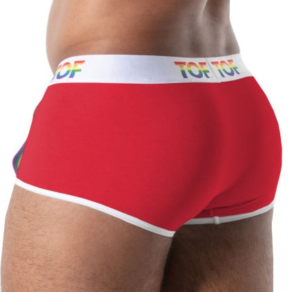 Boxer Court Pride Joyful Rouge TOF Paris