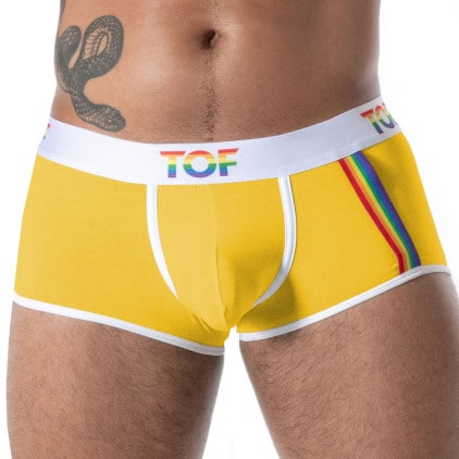 Boxer Court Pride Joyful Jaune TOF Paris