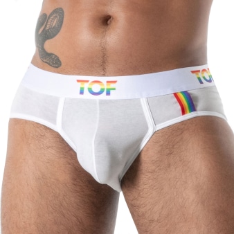 Slip Pride Joyful Blanc TOF Paris