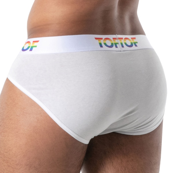 Slip Pride Joyful Blanc TOF Paris