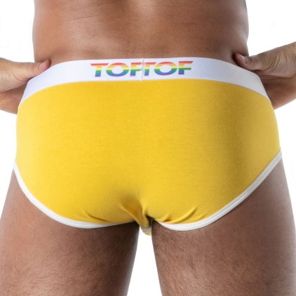 Slip Pride Joyful Jaune TOF Paris