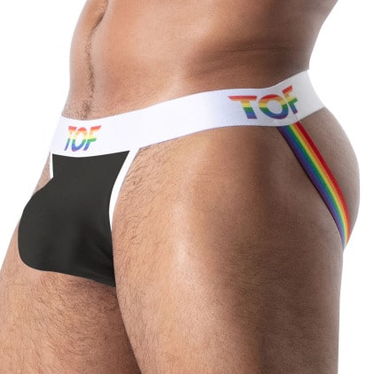 Jock Strap Pride Joyful Noir TOF Paris