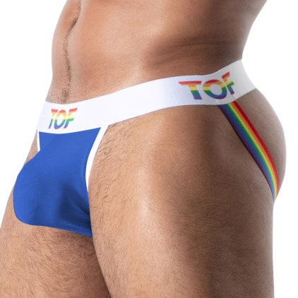 Jock Strap Pride Joyful Bleu TOF Paris