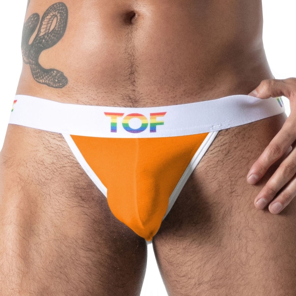 Jock Strap Pride Joyful Orange TOF Paris
