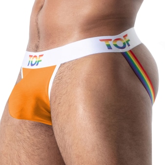 Jock Strap Pride Joyful Orange TOF Paris