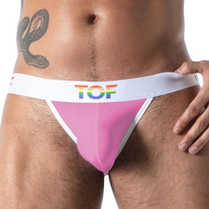 Jock Strap Pride Joyful Rose TOF Paris