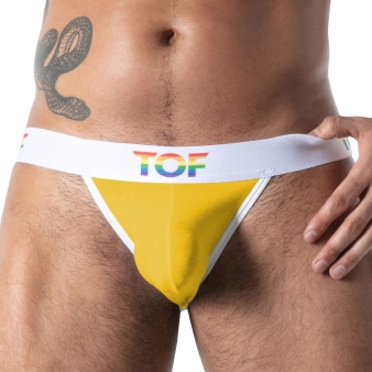 Jock Strap Pride Joyful Jaune TOF Paris