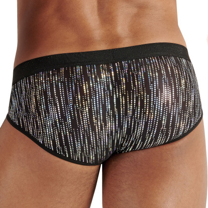 Slip Mini Pure Seduction Glitter Noir WOH