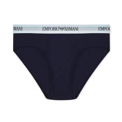 Emporio Armani Pure Cotton Briefs - Navy