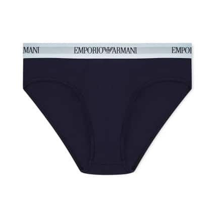 Slip Pure Cotton Bleu Marine Emporio Armani