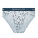 Emporio Armani Pure Cotton Briefs - Light Blue - Logo